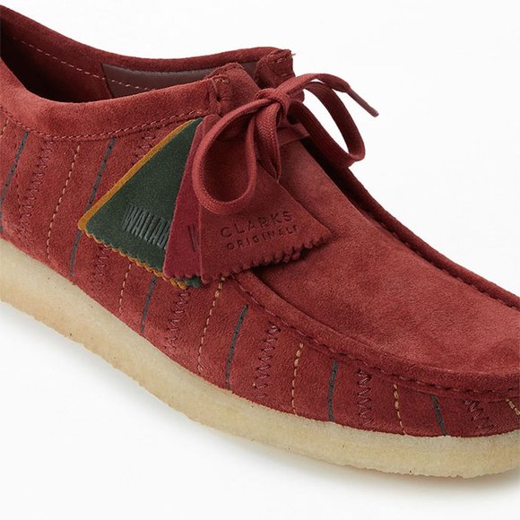 Clarks Men\'s Wallabee burgundy combi Lace up Boots main image 4